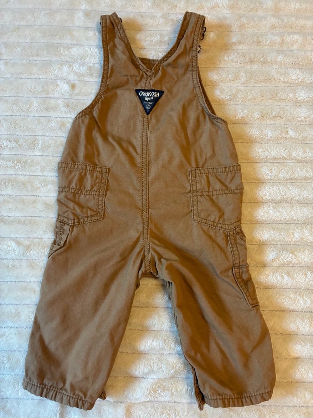 🍂🤎 OshKosh B'gosh Lined Overalls – Size 9 Months 🤎🍂 - Picture 6 of 6